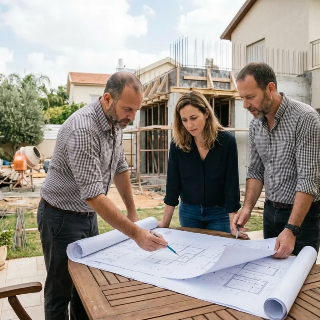 בניית ממ"ד בחצר הבית: תכנון אדריכלי, היתרים ודרישות פיקוד העורף