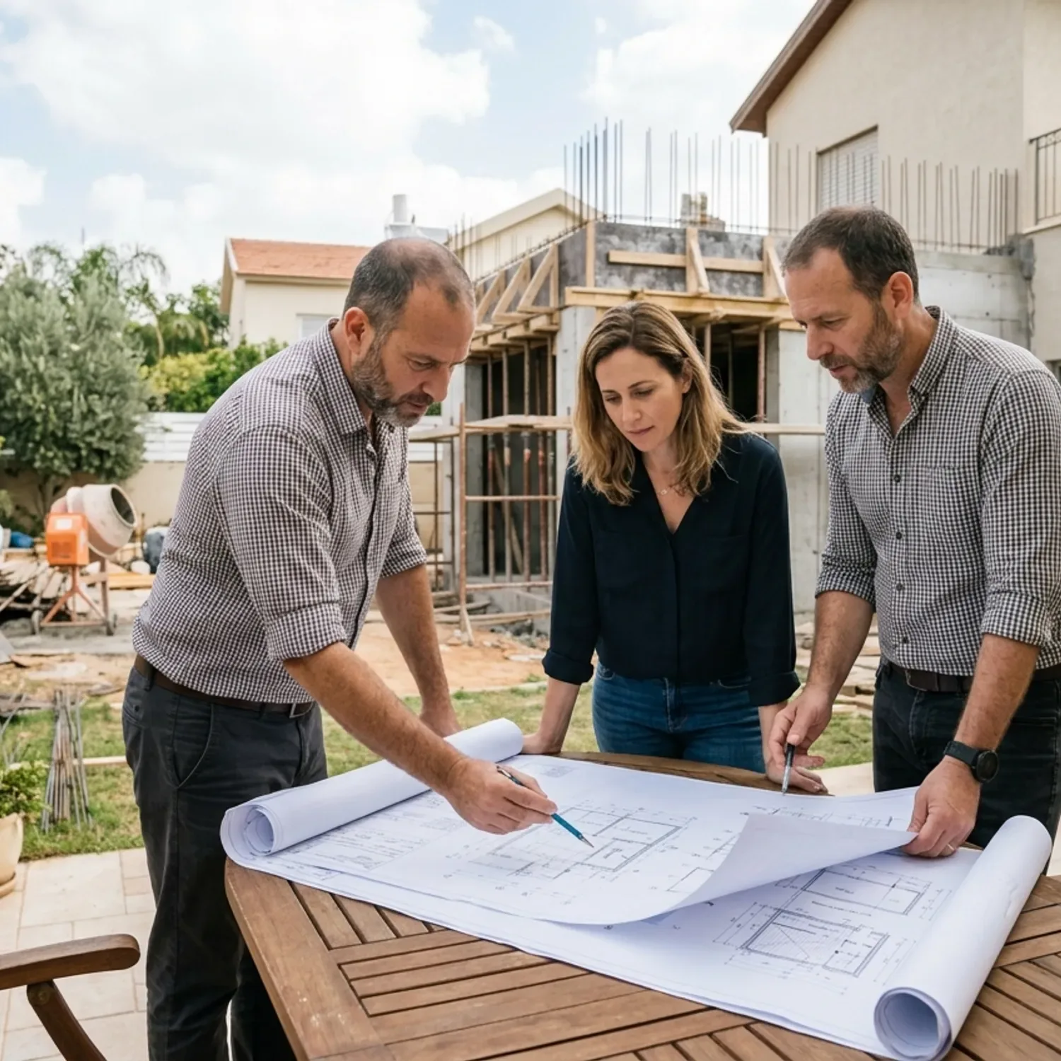 בניית ממ"ד בחצר הבית: תכנון אדריכלי, היתרים ודרישות פיקוד העורף