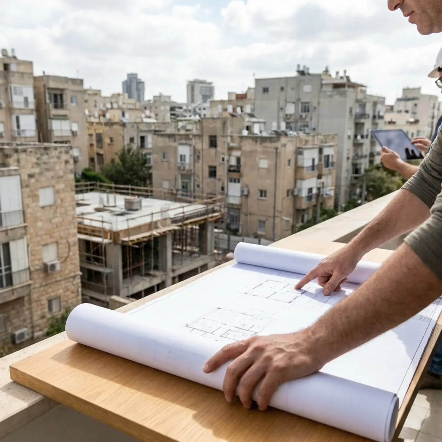 תרשים זרימה מפורט המציג את שלבי אישור הליך התכנון והרישוי, החל משלב הבדיקה המקדמית בתיק הבניין, דרך הגשת הבקשה לוועדה המקומית ועד קבלת ההיתר הרשמי המיוחל