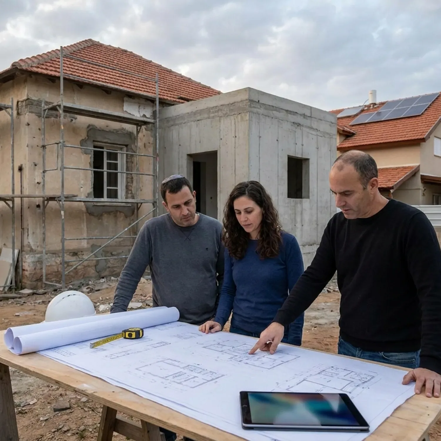 תרשים זרימה המפרט את ההבדל בין בקשה להארכת תוקף היתר קיים לבין הגשת בקשה חדשה לגמרי להיתר בניה, כולל התחנות השונות בוועדה המקומית