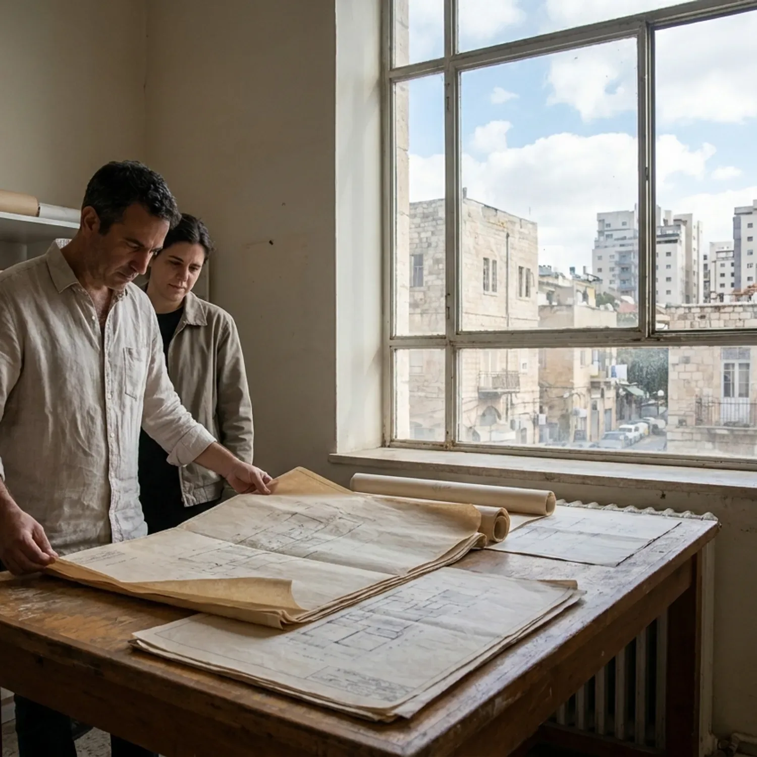 תרשים זרימה פרקטי המסביר מה עליכם לעשות צעד אחר צעד במקרה שהיתר הבנייה של הנכס אבד לחלוטין בארכיון העירייה